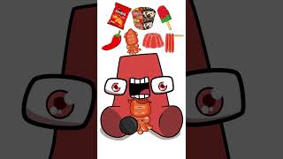 최고의 빨간 음식 먹방 Best Mukbang Red Food - Alphabet Lore A
