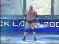 Title:Goldberg entrée Description:Entrée de Goldberg au Backlash 2003 contre The Rock