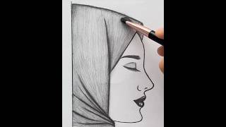 Beautiful Girl Drawing ♥️ #Pencildrawing #Pencilsketching #Artvideo  #Girldrawing