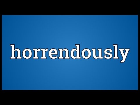 Header of horrendously