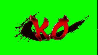 Street Fighter KO Green Screen