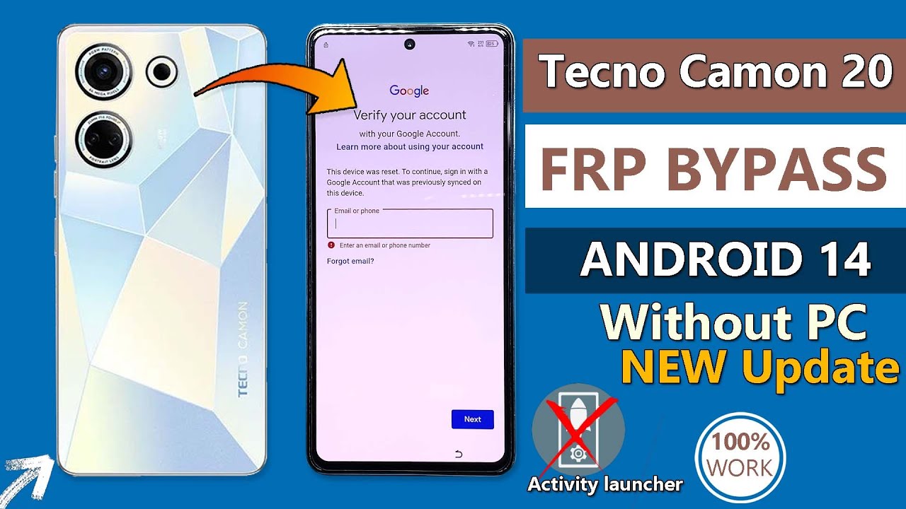 Tecno Camon 20 FRP Bypass Android 14 | 2025 | Tecno Tecno Camon 20 FRP Bypass Android 14 | 2025 | Tecno