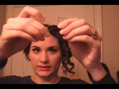 Pin Up Girl Hair Tutorial - Simple 1950's Hairstyle - Short Hair - Lucille