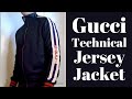 Gucci Technical Jersey Jacket Review & Try On (Jacquard Black Track)