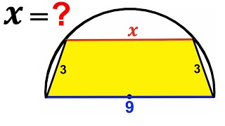 Can you calculate the value of X? | (Isosceles Trapezoid) | #math #maths | #geometry