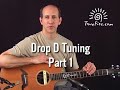 Fingerstyle Guitar Lessons - Drop D Tuning Part 1 - Richard Gilewitz