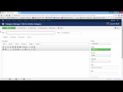 สอนสร้างเว็บด้วย joomla 3 ใส่่เนื้อหา และดึงเนื้อหามาแสดง