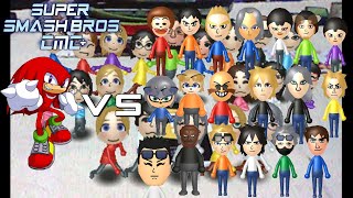 Ssbc Cmc V8 - Knuckles Vs Nintendo 3Ds Mii Mii All-Star Challenge