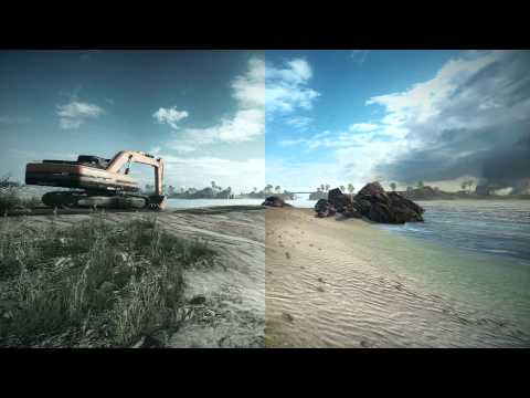 Battlefield 3: Back to Karkand - Colour grading comparison