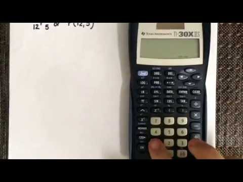calculator permutation iis calculate ti 30x using