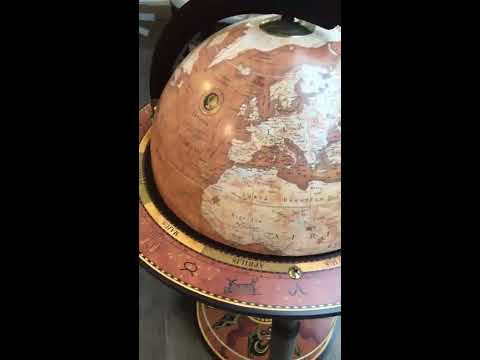 Глобус-бар напольный с картой мира "Da Vinci"
