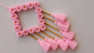 New Design Wall Hangingwoolen Craft Ideaswoolen Toranunn Ki Toranwall Hanging Craft Ideas