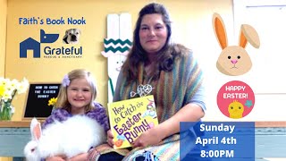 Beau the Rabbit enjoys Easter story time!