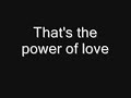 Huey Lewis & the News - The Power of Love Lyrics