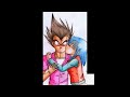goku y milk vegeta y bulma 18 y krillins