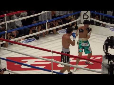 20131110 山中慎介vsアルベルト・ゲバラ 5R、6R 山中徐々に攻勢に