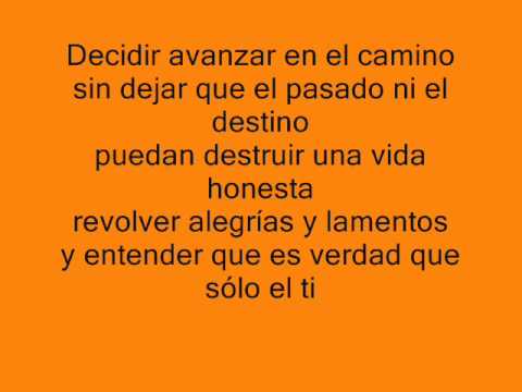 VOLVER COMENZAR LETRA volver comenzar letra: