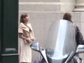 Angelina Jolie shooting " The Tourist" in Paris