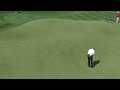 Jim Furyk drains a 28-foot putt for birdie at Accenture
