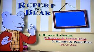 Dvd Opening To Rupert 3 Episodes Uk Dvd