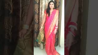 Flipkart Beautiful Red Saree