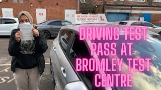 Bromley Driving Test Route 4th February 2022 @ 2.32pm Driving Test Route at Bromley