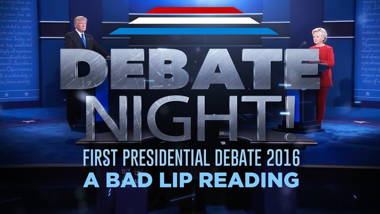 A Bad Lip Reading of the first 2016 Presidential Debate