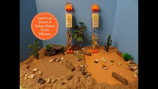 Safari Ltd. Desert & Sahara Desert Toobs - Desert Diorama - Learn Animal Names