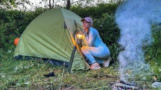 Y Girl Solo Tetty Camp Complete And Relaxing In Tent In Stream Asmr Forest Sound