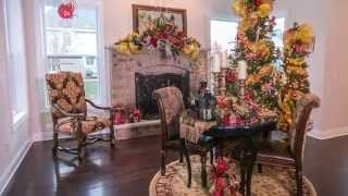 Model Home Christmas Decor | Holiday Design Overview