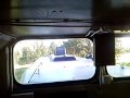 Riding up front of T411 on the Mornington Tourist Railway