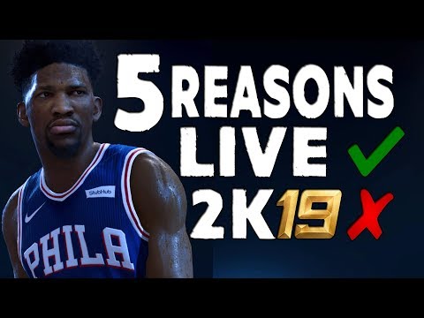 5 Reasons to Buy NBA Live 19 OVER Nba 2k19!!