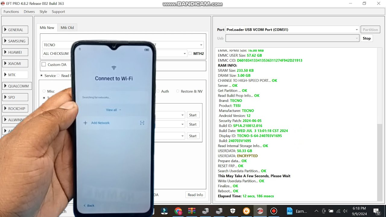 Tecno spark go 2023/ tecno BF 7 /FRP Bypass EFT| Tecno spark go 2023/ tecno BF 7 /FRP Bypass EFT|