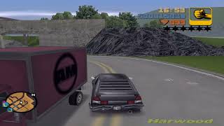Gta 3 - Driving A Mafia Sentinel Gang Car Until Wasted