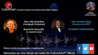 Charlando sobre la música en el ballet, con el Mtro. Gerardo Urbán y Fernández