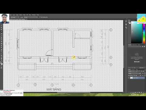Photoshop Diễn họa kiến trúc_Part 25: Xuất File Autocad sang Photoshop