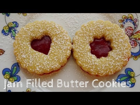 VIDEO : how to make jam filled butter cookies - thesethesecookiesare delicious. i hope you enjoy them. thethesethesecookiesare delicious. i hope you enjoy them. therecipeis below! :o)thesethesecookiesare delicious. i hope you enjoy them.  ...