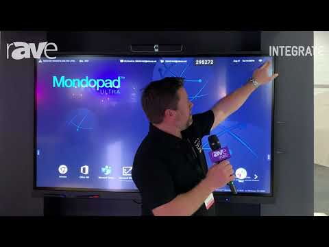 Integrate 2019: InFocus Talks Mondopad Ultra Collaboration Software on the Westan Stand