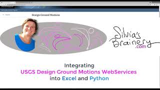 Integrating the USGS Design Ground Motions WebServices into Excel and Python