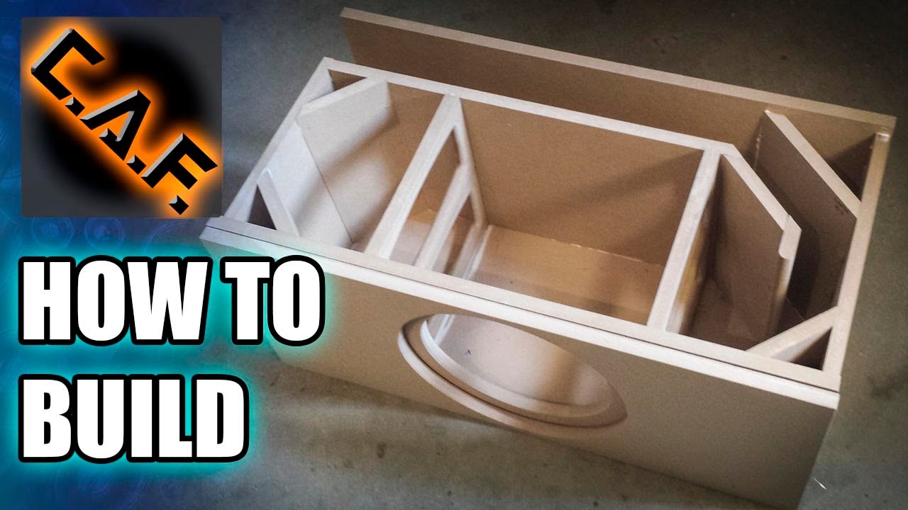 How to Build a Subwoofer Box - YouTube