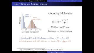 MQSS 2021 | Computational opportunities for single-cell proteomics | Nikolai Slavov