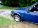 Ford Escort 1300 Spin On Bald Tyres,