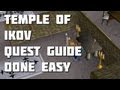 Runescape 2007 - Temple Of Ikov Quest Guide - Quest Guides Done Easy - Framed