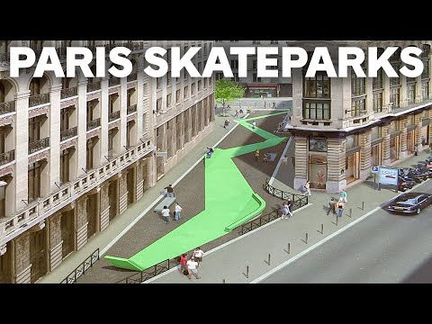 Quirky Paris Skateparks