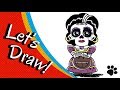 How to draw Imelda from Coco Step by Step | CUTE AND EASY | Easy Drawings for Kids