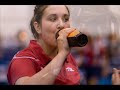 Title:Angelina Gurz vs. Cynthia Paulin Description:US Open Table Tennis Match Photos
