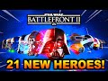 This Mod Adds 21 NEW HEROES! Into Star Wars Battlefront 2!
