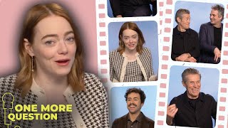 Emma Stone, Mark Ruffalo & Willem Dafoe talk sex scenes and how Poor Things has 