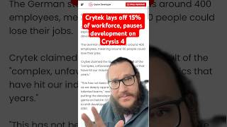 Crytek Lays Off 15% Of Workforce, Pauses Development On Crysis 4