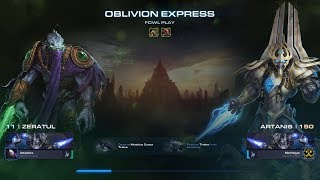 Starcraft II Coop Brutal Mutation Week#133: Fowl Play (Zeratul + Artanis)